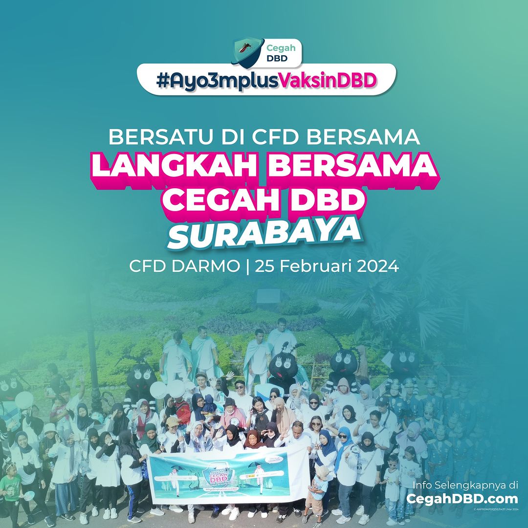 Bersatu di CFD Bersama "Langkah Bersama Cegah DBD" Surabaya