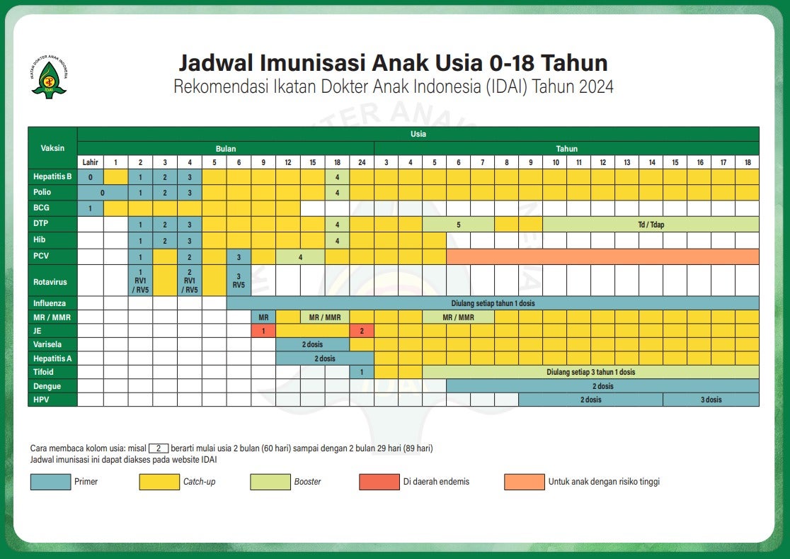 Yeay! Ini Dia Jadwal Vaksinasi Anak 2024 yang Moms dan Dads Wajib Ketahui!