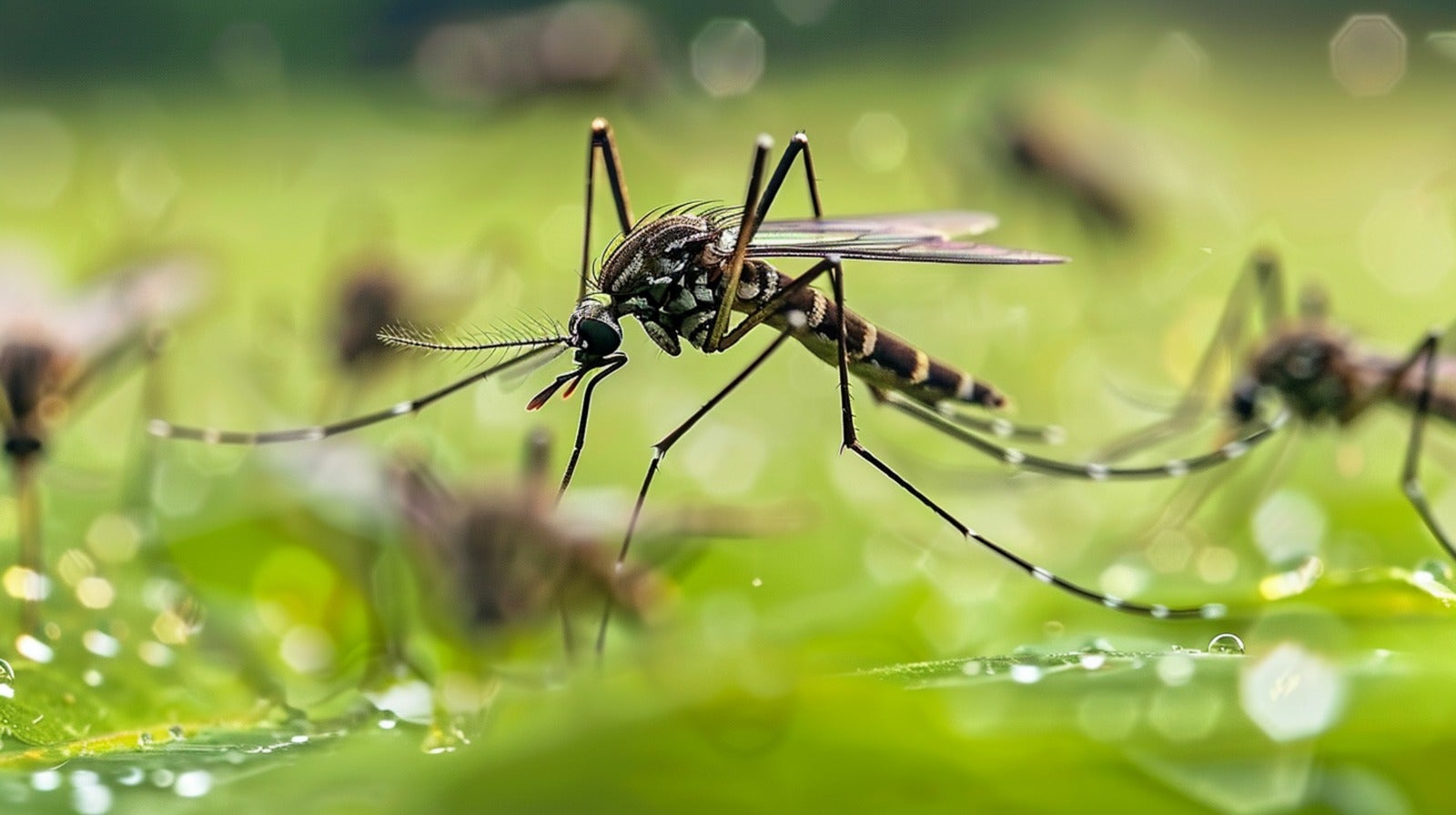 Genangan air yang cukup untuk berkembang biak