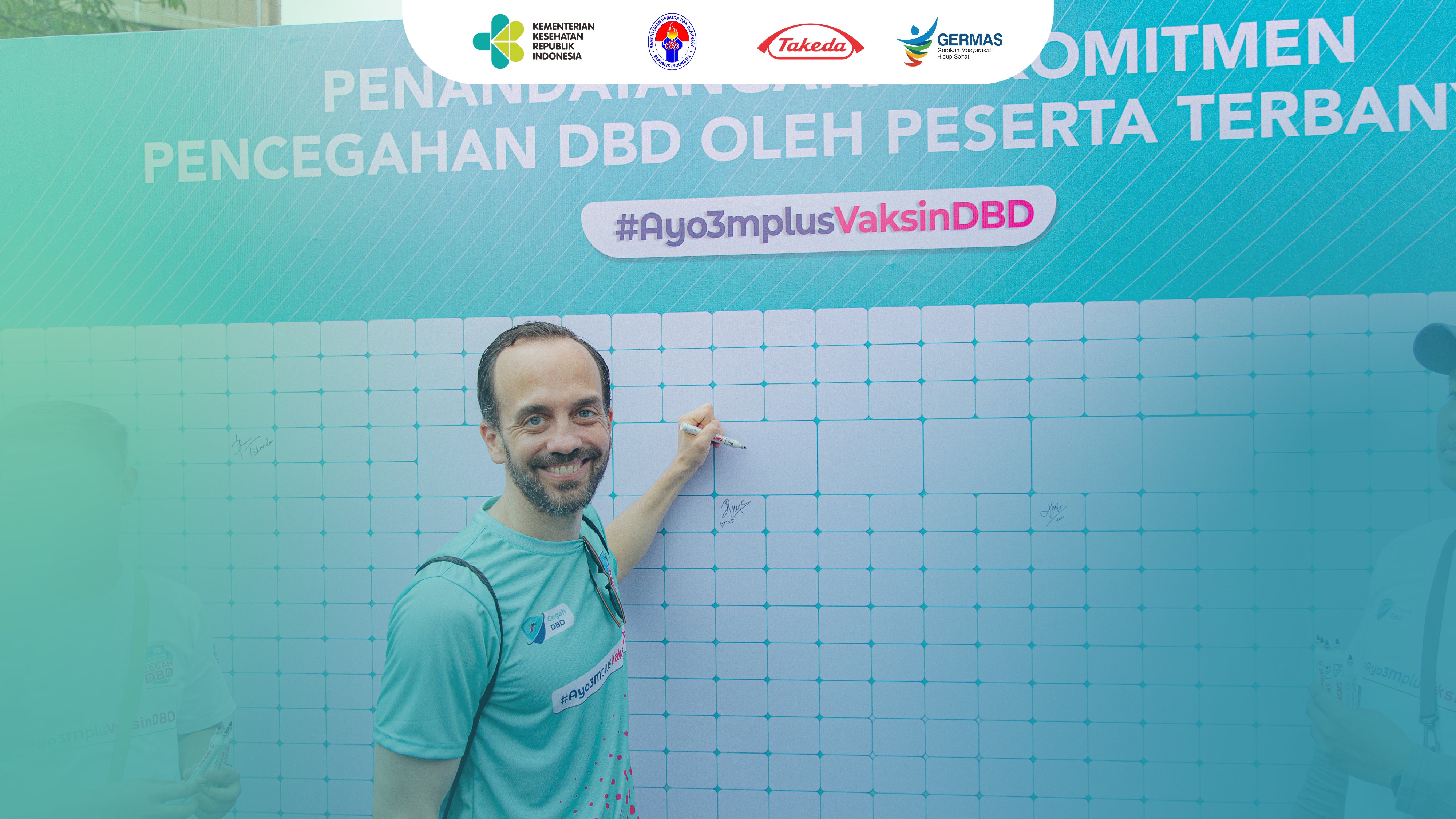 (MURI) Untuk Penandatanganan Komitmen Pencegahan DBD oleh Lebih dari 2.500 Orang